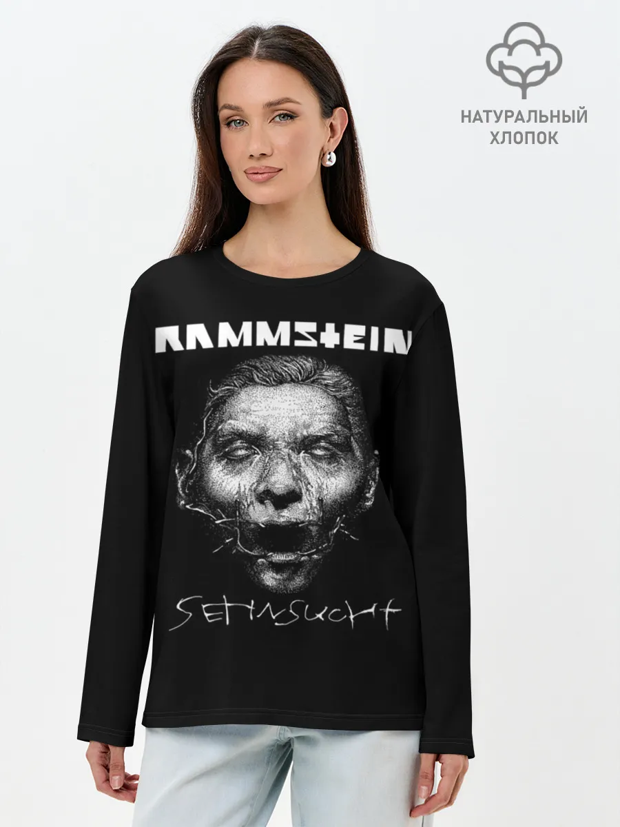 Лонгслив женский. Хлопок / Rammstein