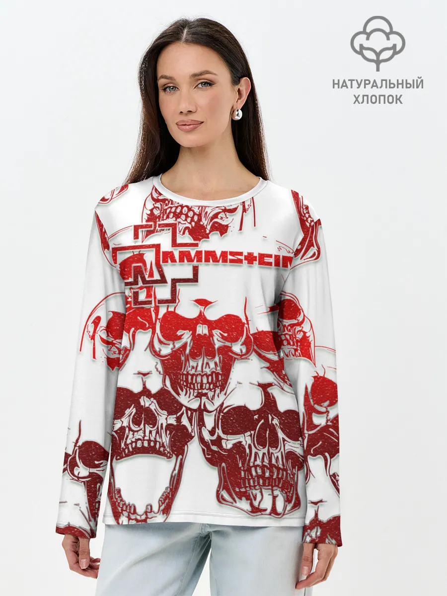 Лонгслив женский. Хлопок / Rammstein