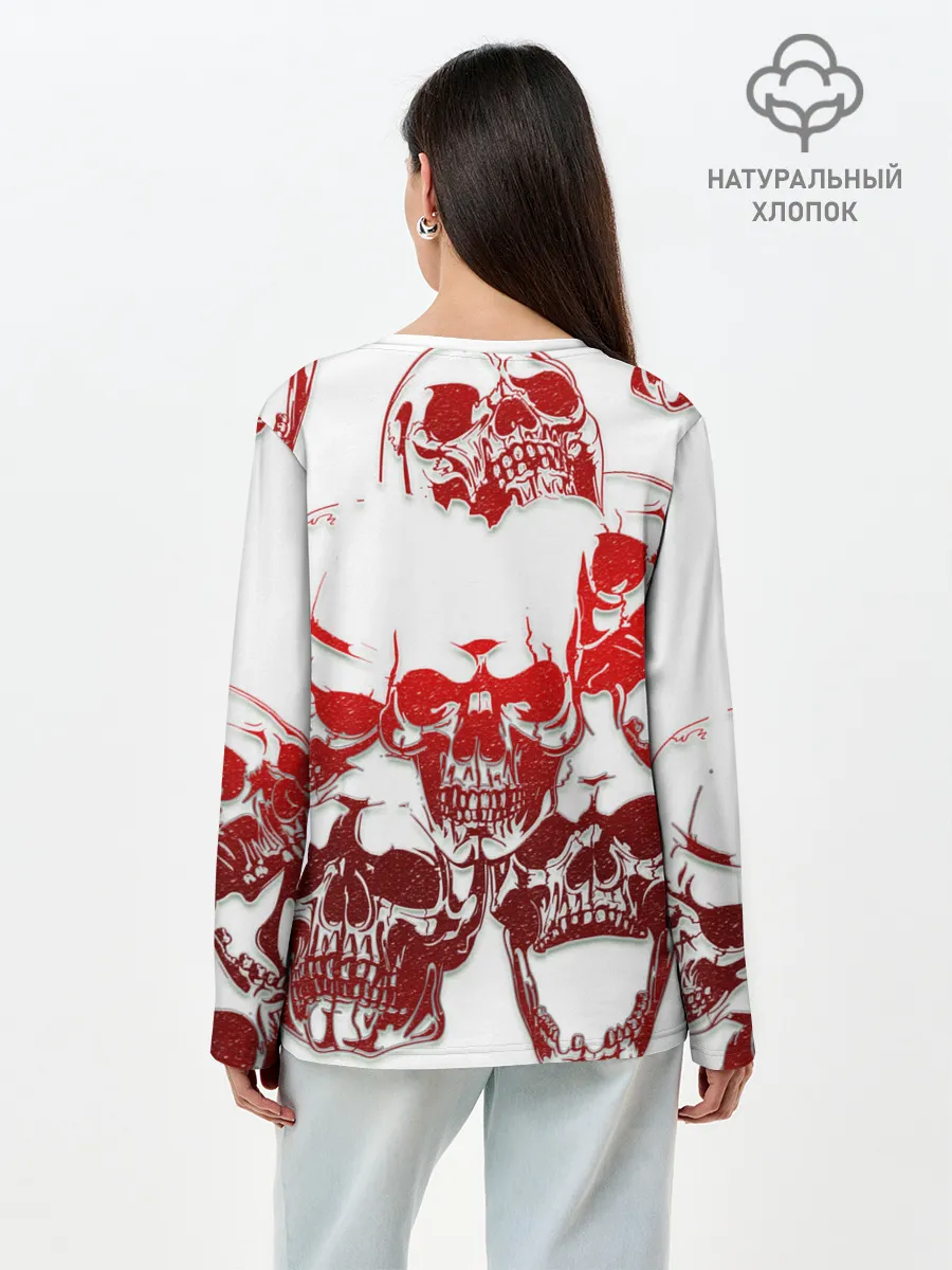 Лонгслив женский. Хлопок / Rammstein