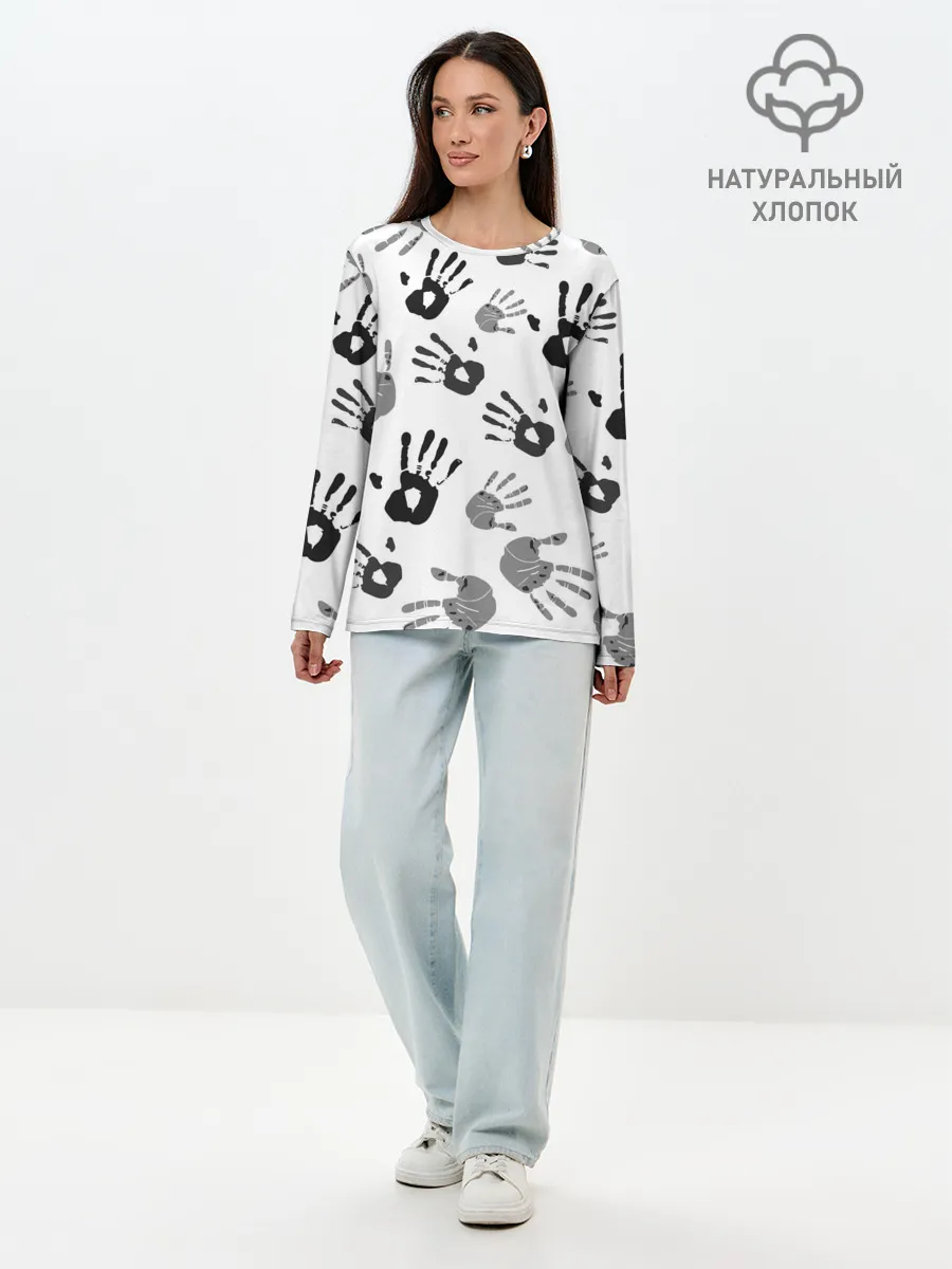 Лонгслив женский. Хлопок / Hands