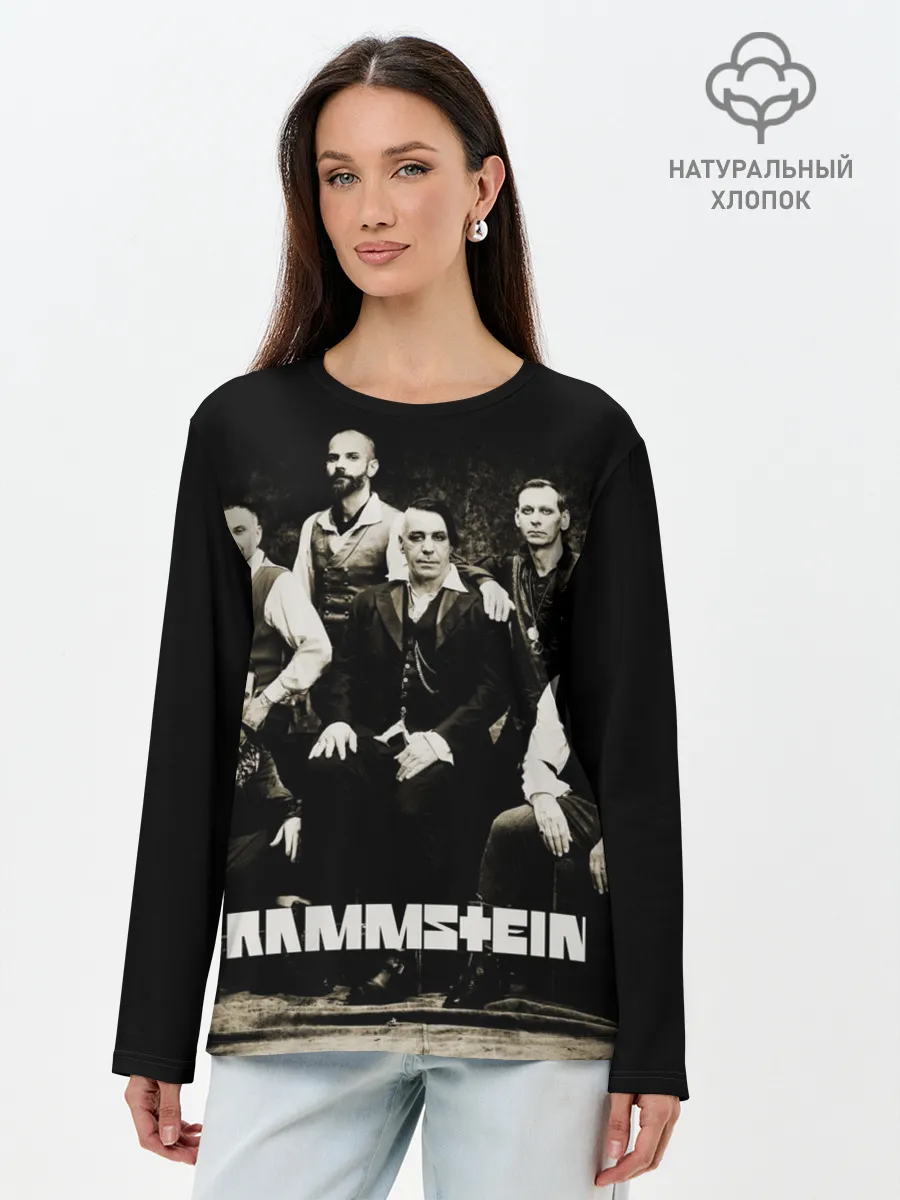 Лонгслив женский. Хлопок / Rammstein