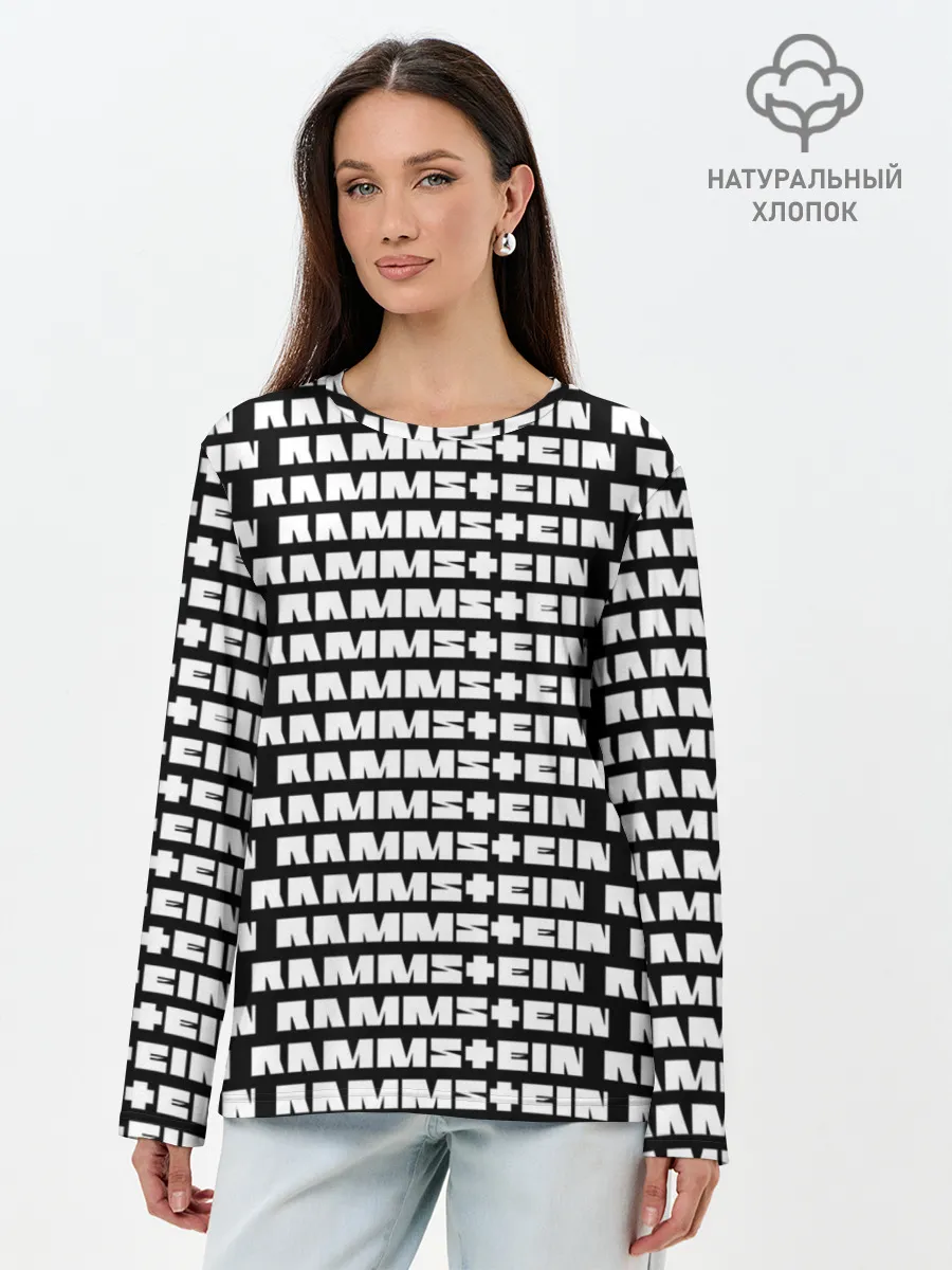 Лонгслив женский. Хлопок / Rammstein