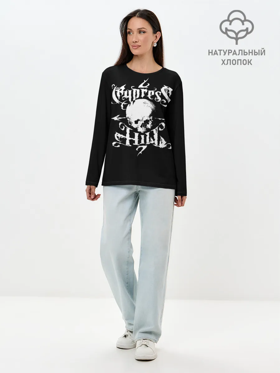 Лонгслив женский. Хлопок / Cypress Hill