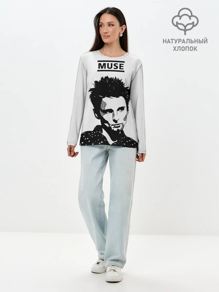 Лонгслив женский. Хлопок / Muse