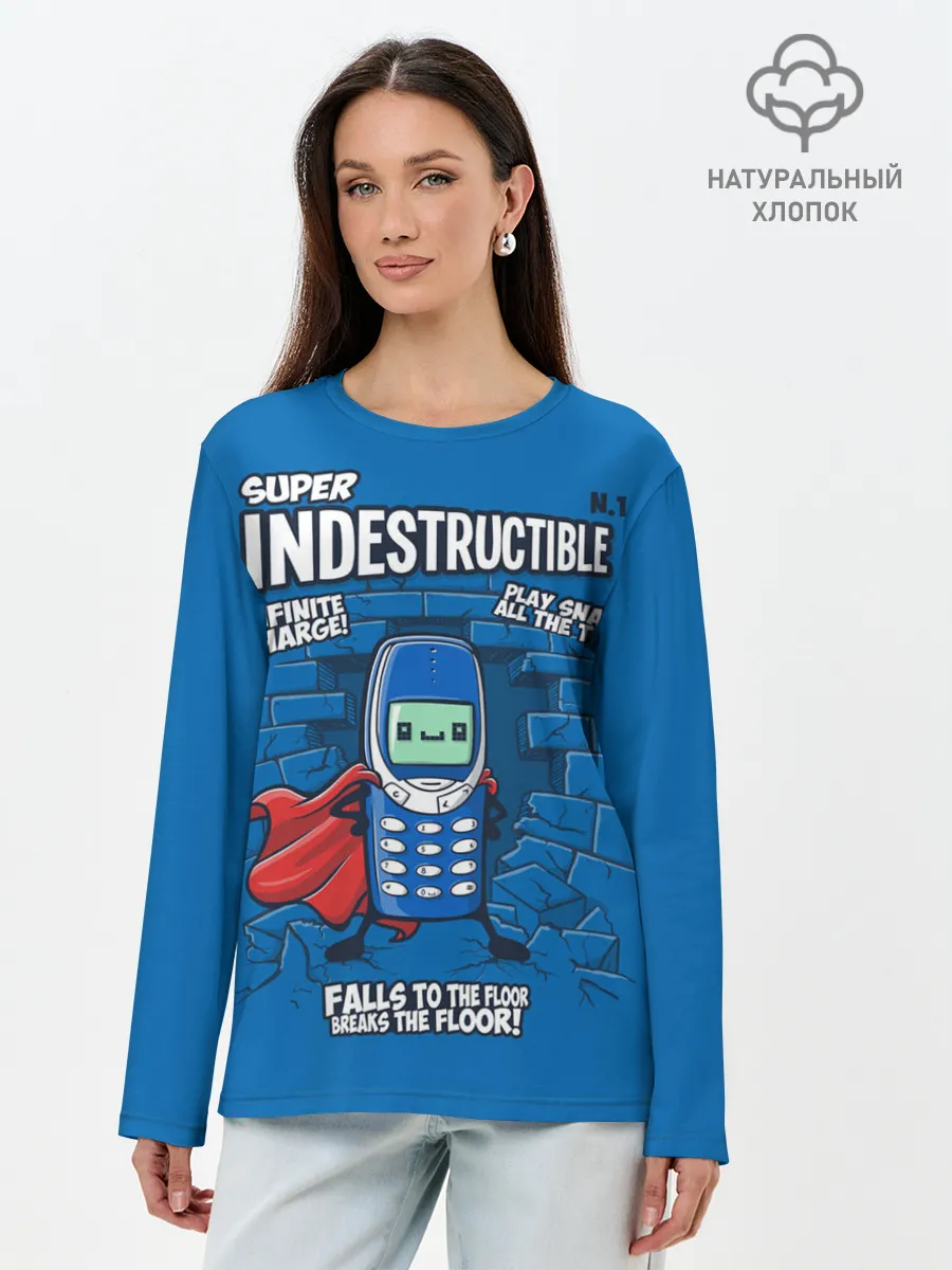 Лонгслив женский. Хлопок / 3310: Супер Нерушимый