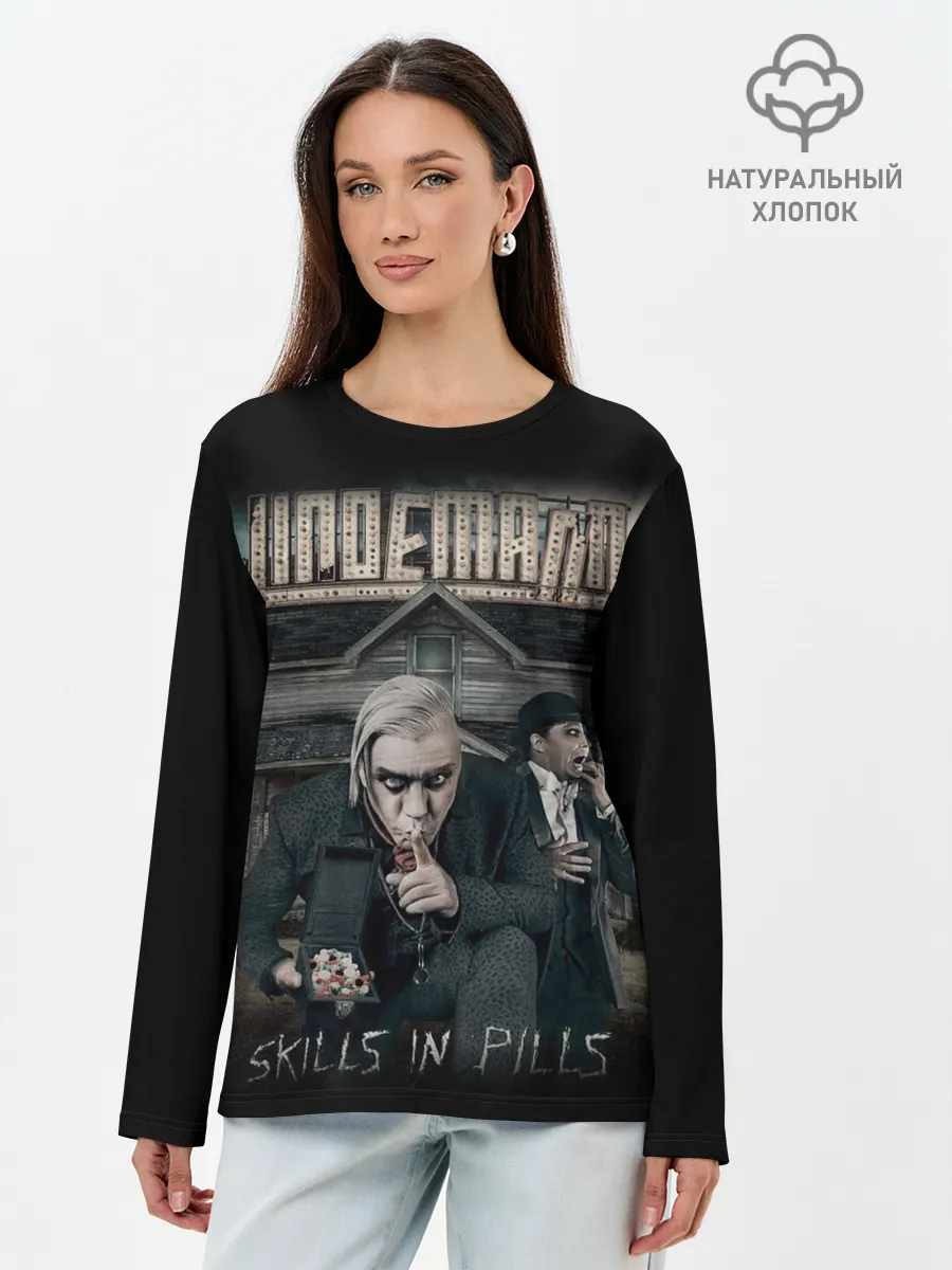 Лонгслив женский. Хлопок / Rammstein