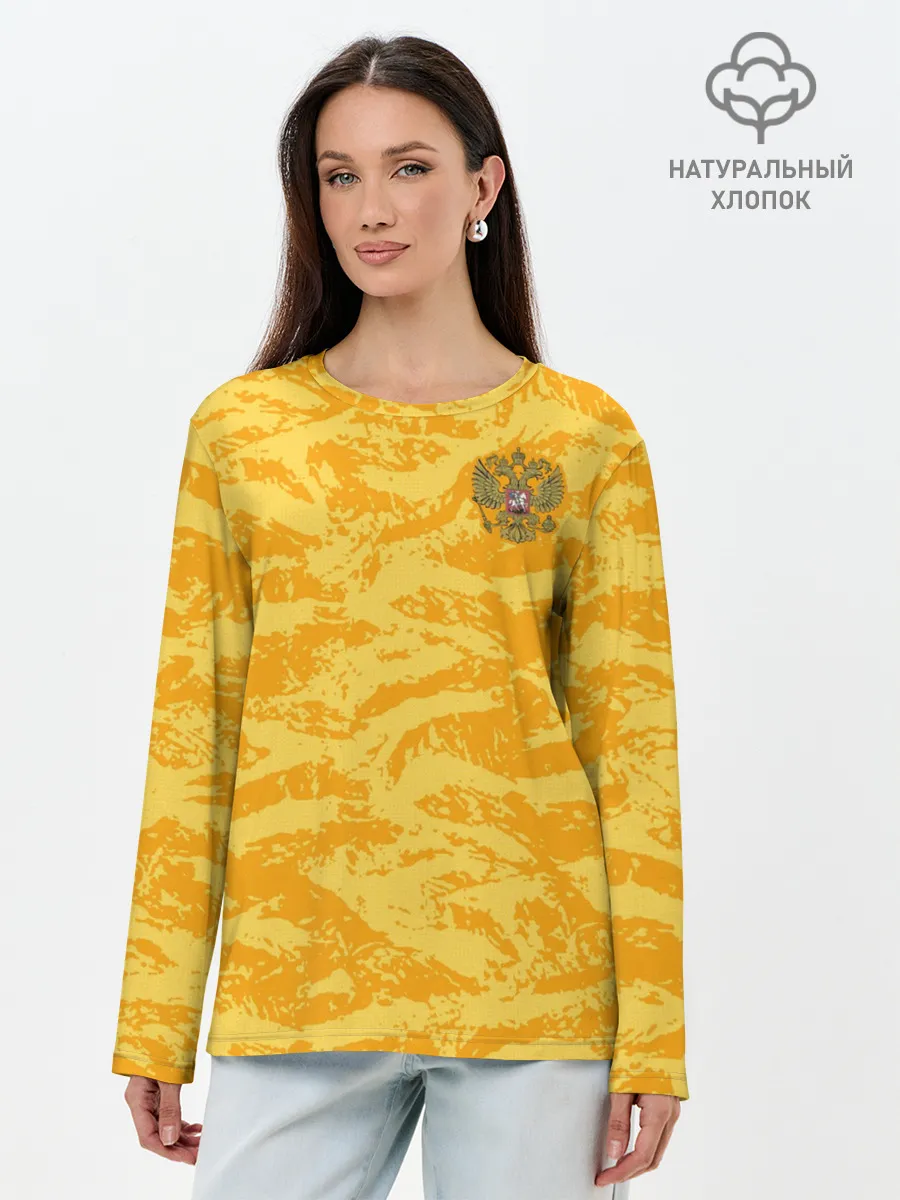 Лонгслив женский. Хлопок / Russia gk 19-20