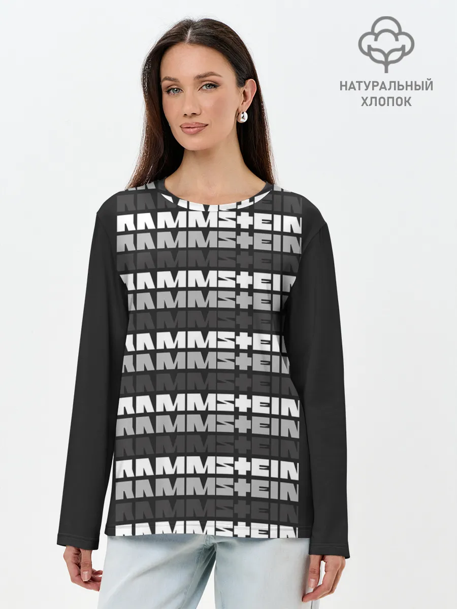 Лонгслив женский. Хлопок / Rammstein
