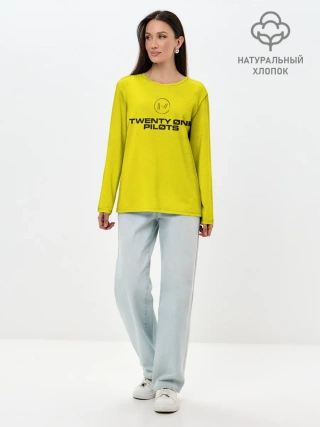 Лонгслив женский. Хлопок / TWENTY ONE PILOTS
