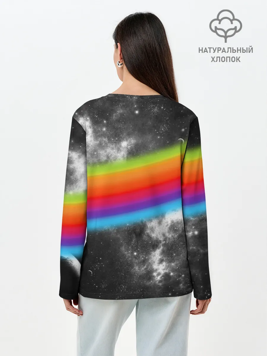 Лонгслив женский. Хлопок / PINK FLOYD