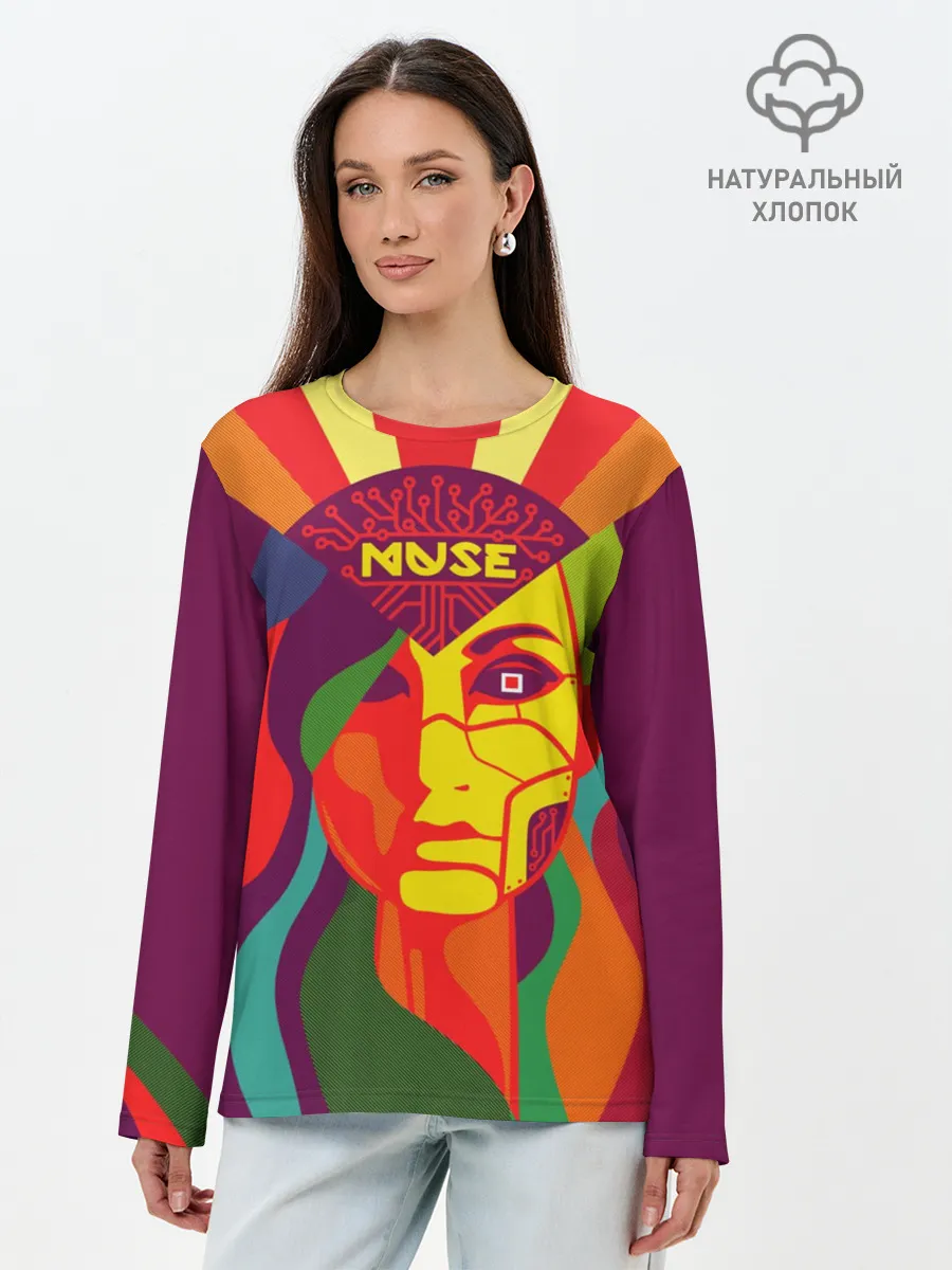 Лонгслив женский. Хлопок / Muse