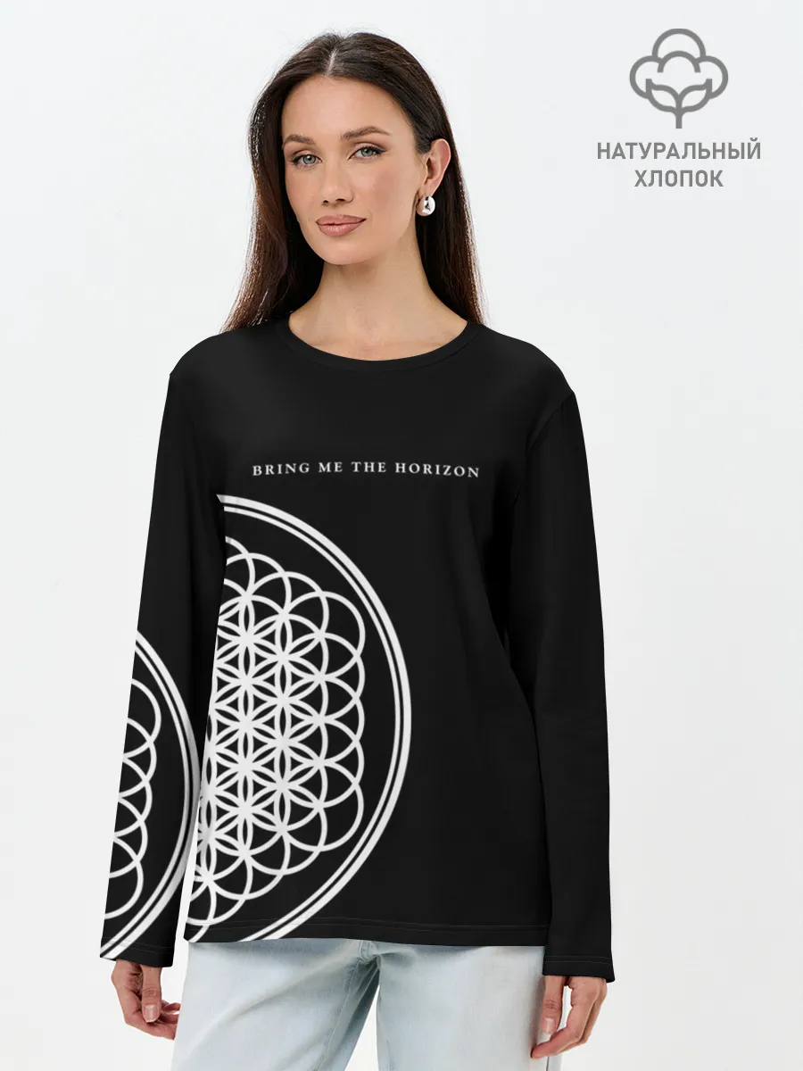 Лонгслив женский. Хлопок / Bring Me the Horizon