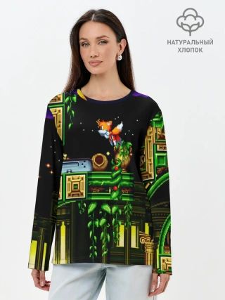 Лонгслив женский. Хлопок / SONIC