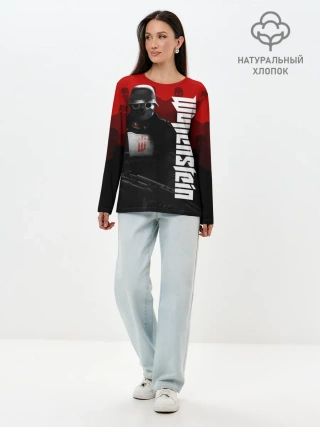 Лонгслив женский. Хлопок / Wolfenstein