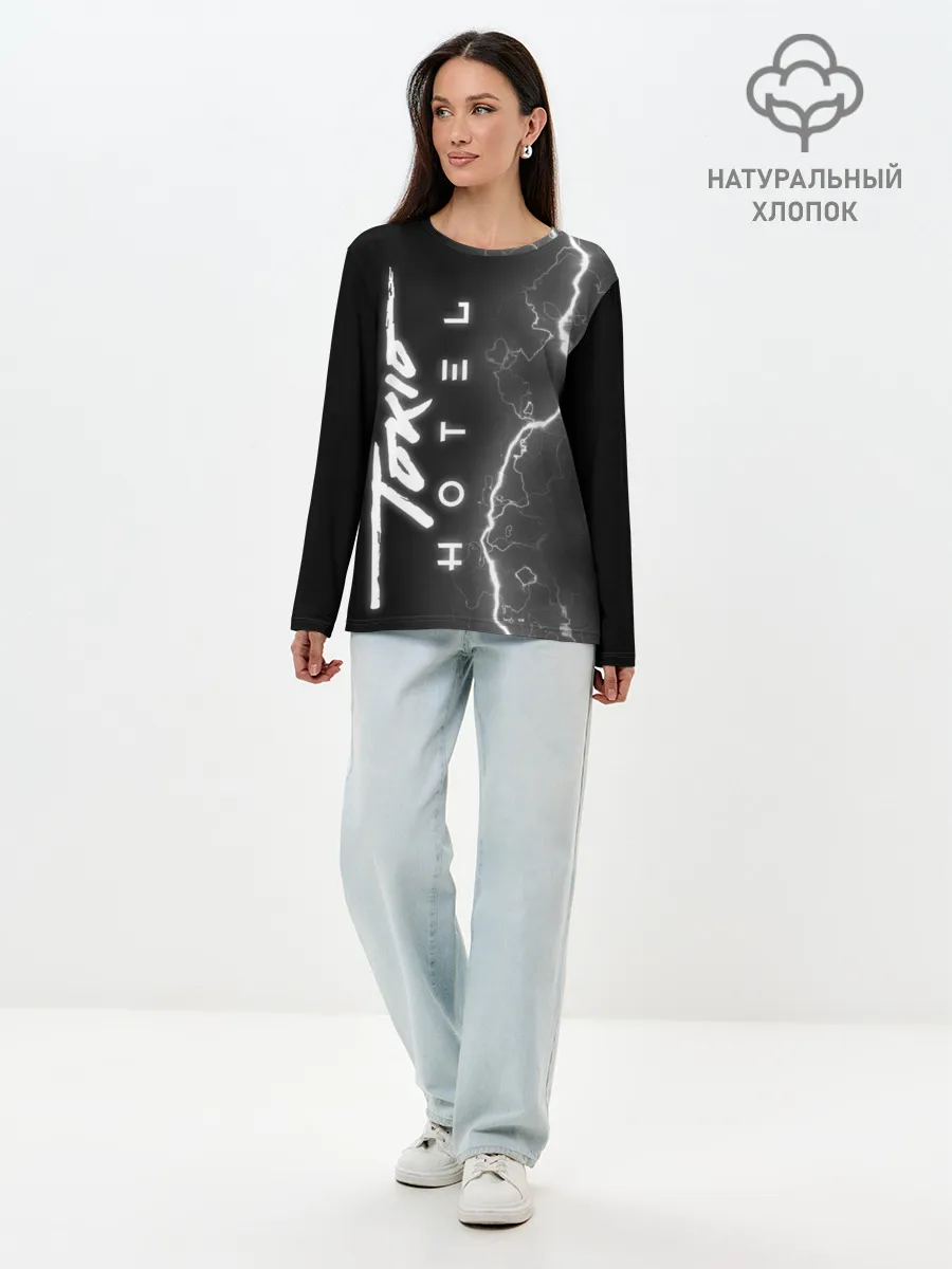 Лонгслив женский. Хлопок / Tokio Hotel