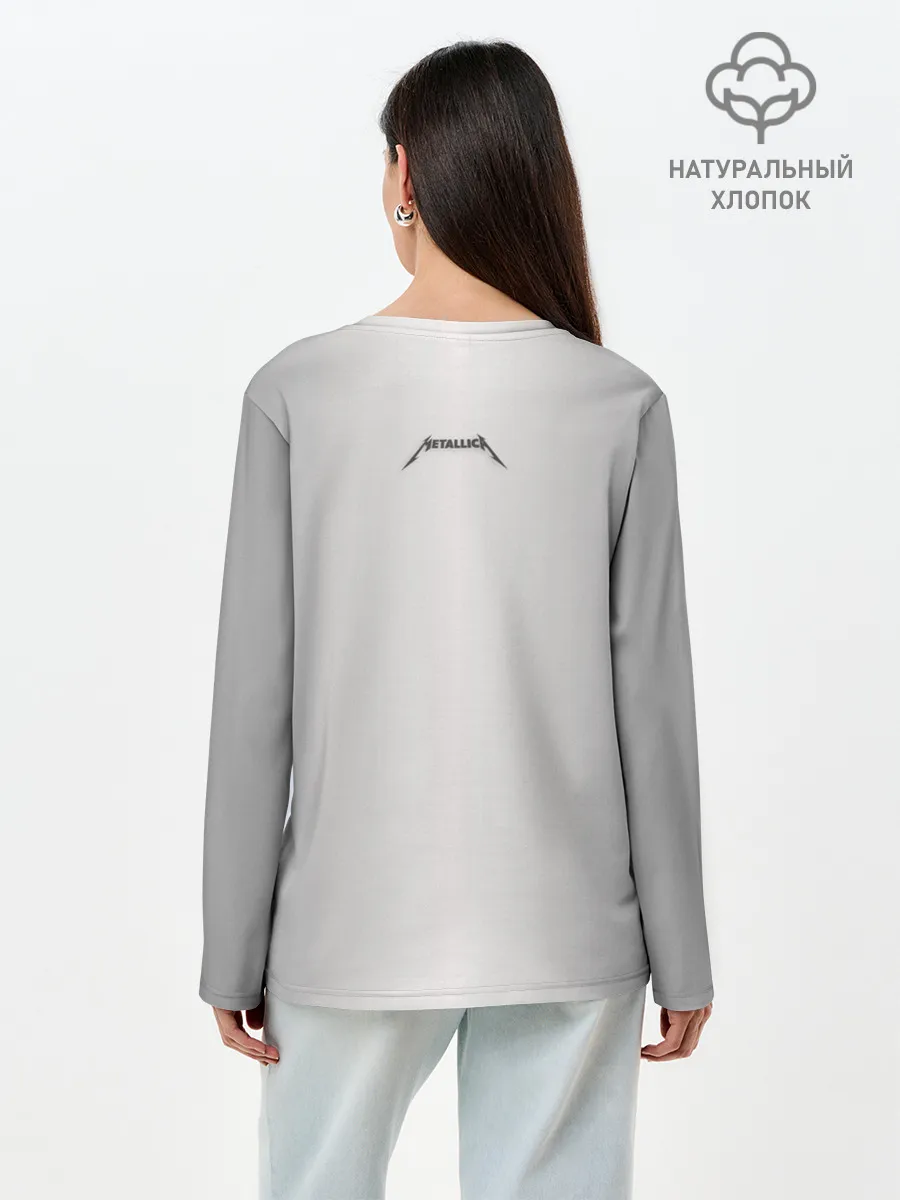 Лонгслив женский. Хлопок / Metallica