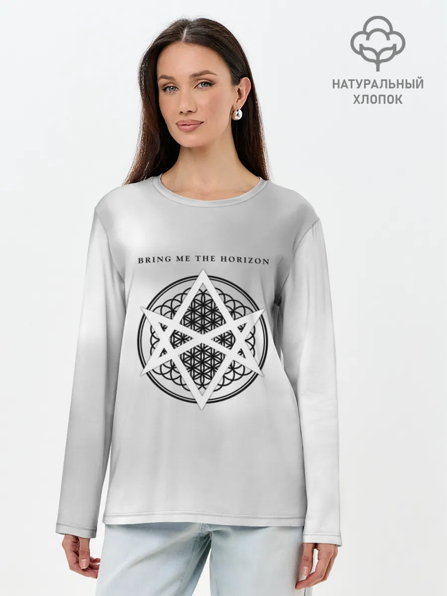 Лонгслив женский. Хлопок / Bring Me the Horizon