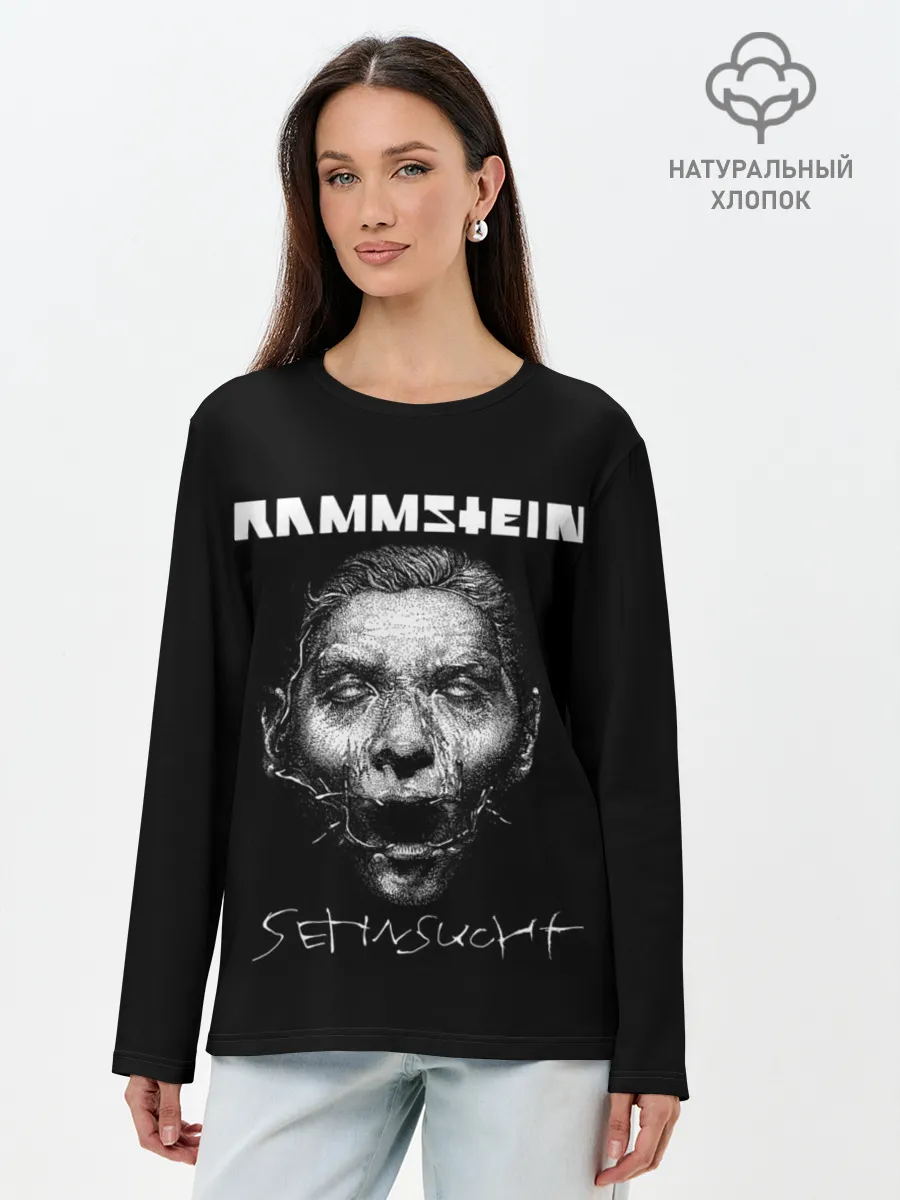 Лонгслив женский. Хлопок / Rammstein