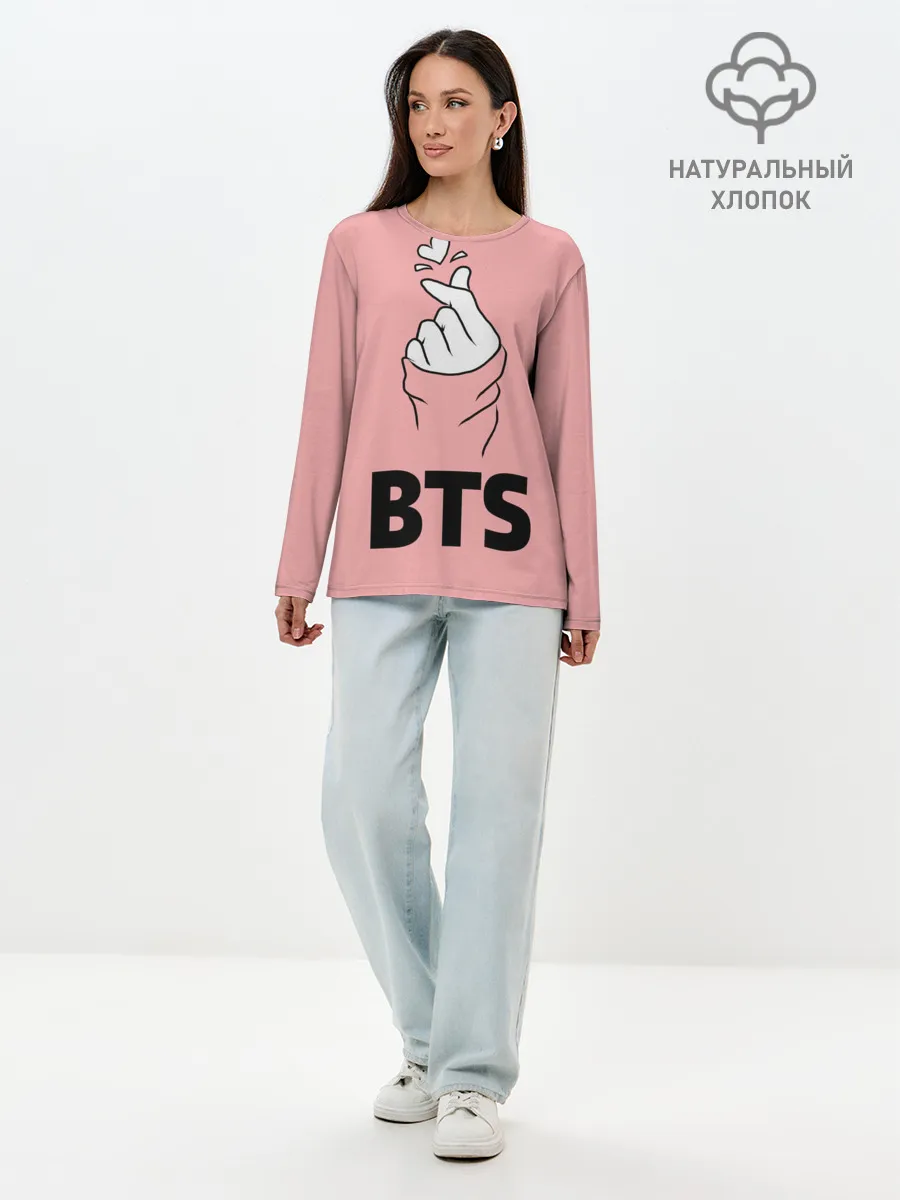 Лонгслив женский. Хлопок / РЮКЗАК BTS