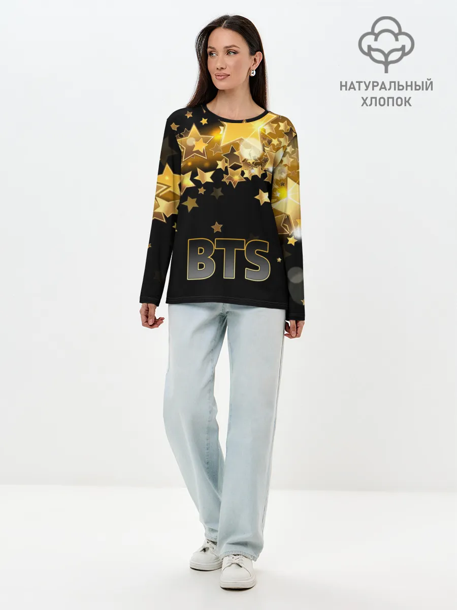 Лонгслив женский. Хлопок / РЮКЗАК BTS