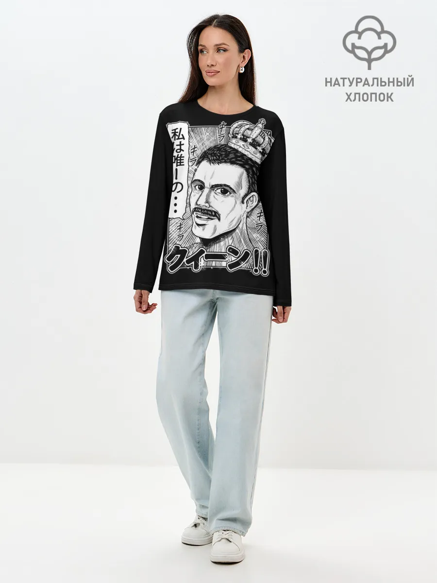 Лонгслив женский. Хлопок / Queen