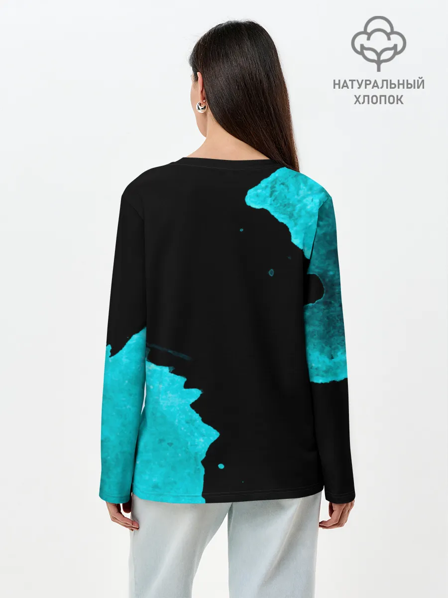 Лонгслив женский. Хлопок / Ария