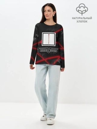 Лонгслив женский. Хлопок / Rammstein