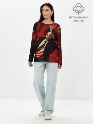 Лонгслив женский. Хлопок / Джон Уик