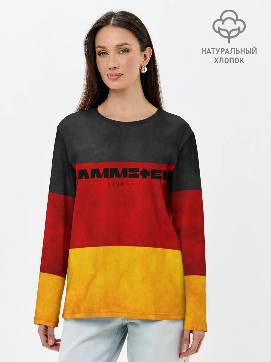 Лонгслив женский. Хлопок / Rammstein