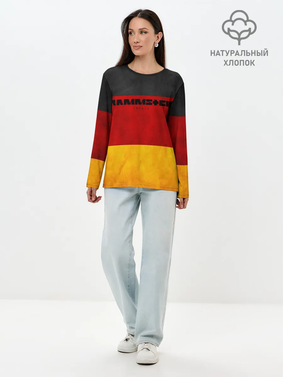Лонгслив женский. Хлопок / Rammstein