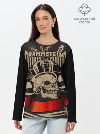 Лонгслив женский. Хлопок / Rammstein