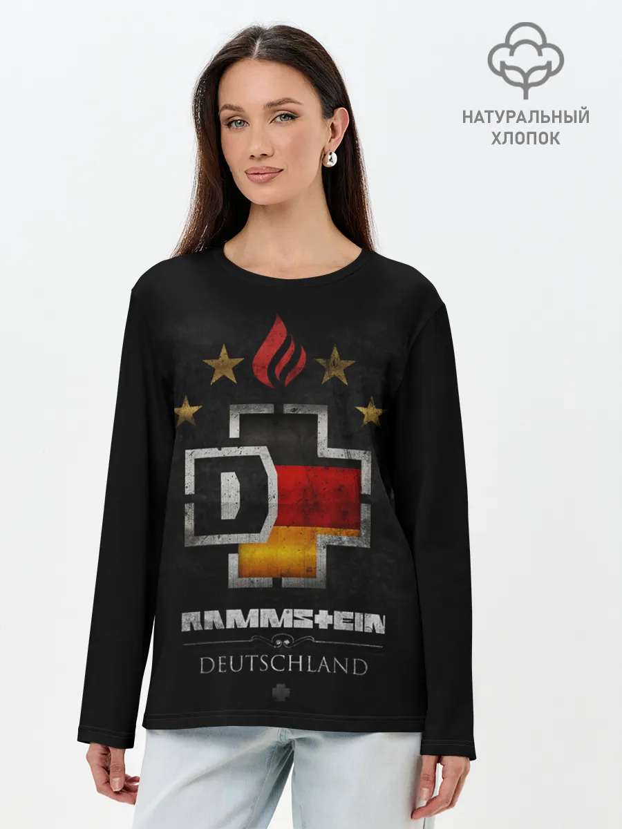 Лонгслив женский. Хлопок / Rammstein