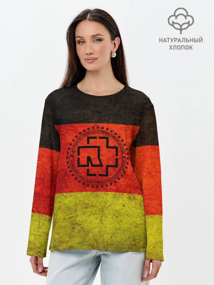 Лонгслив женский. Хлопок / Rammstein