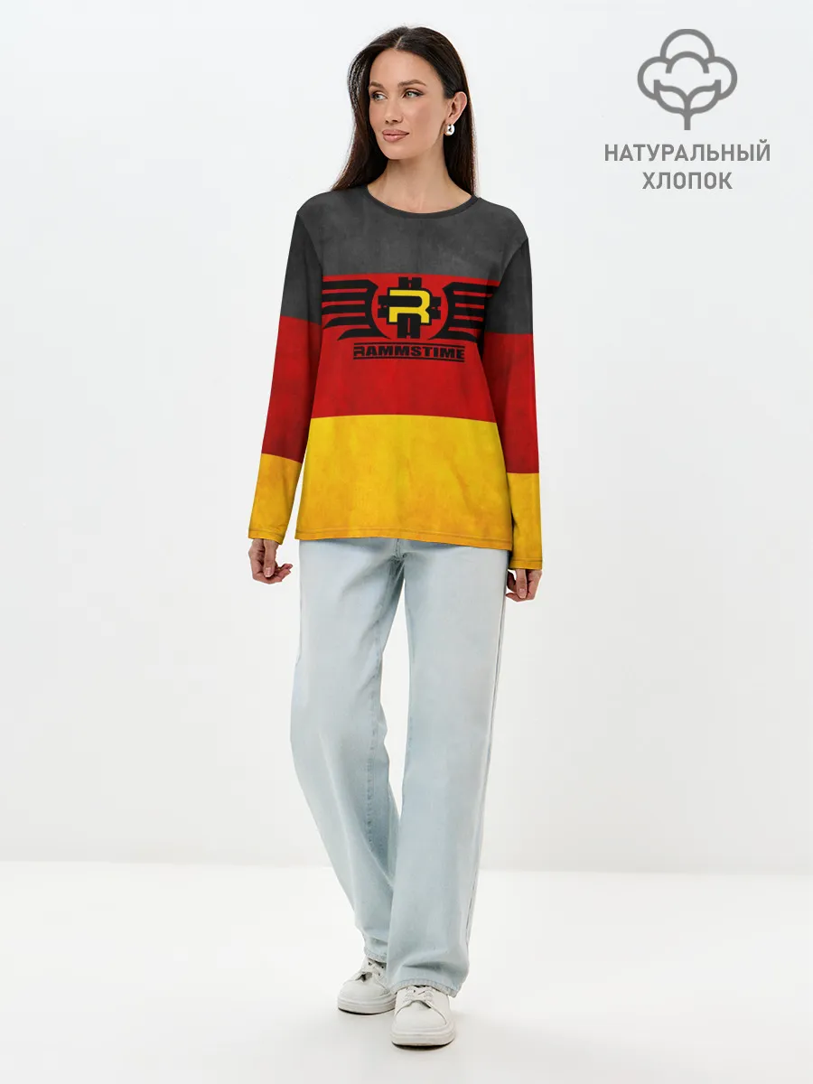 Лонгслив женский. Хлопок / Rammstein