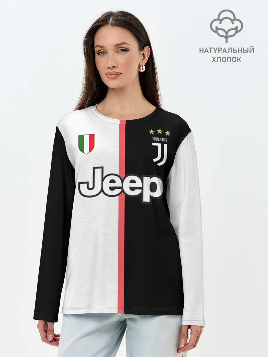 Лонгслив женский. Хлопок / Роналду Форма 19/20 Домашняя