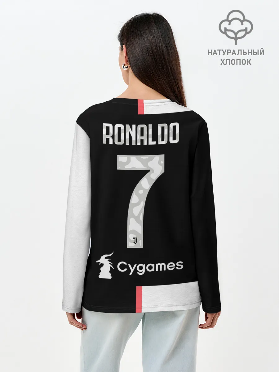 Лонгслив женский. Хлопок / Роналду Форма 19/20 Домашняя
