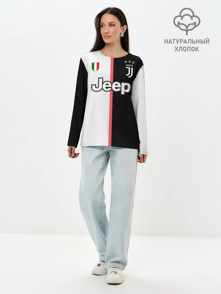 Лонгслив женский. Хлопок / Роналду Форма 19/20 Домашняя