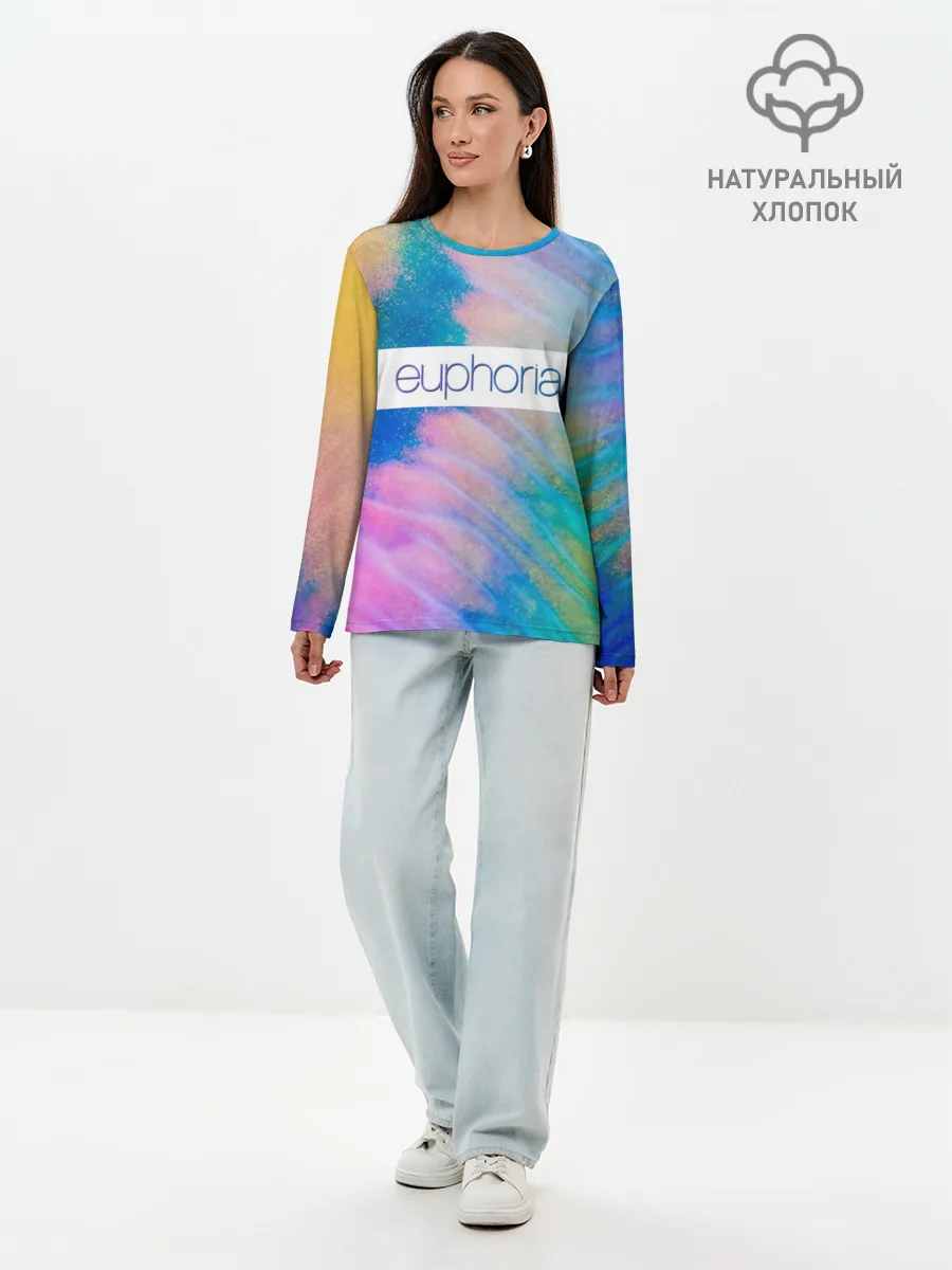 Лонгслив женский. Хлопок / сериал Euphoria