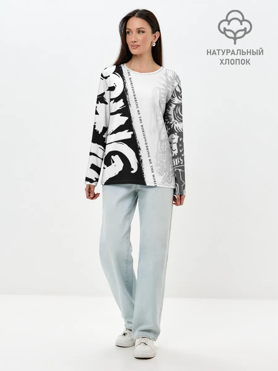 Лонгслив женский. Хлопок / Bring Me the Horizon