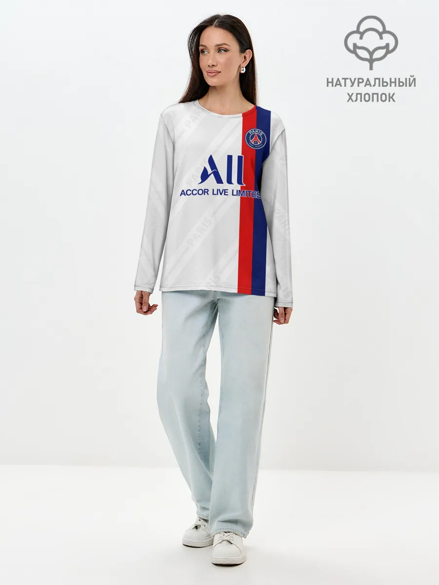 Лонгслив женский. Хлопок / Neymar away 19-20