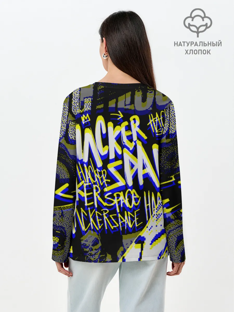 Лонгслив женский. Хлопок / DED SEC