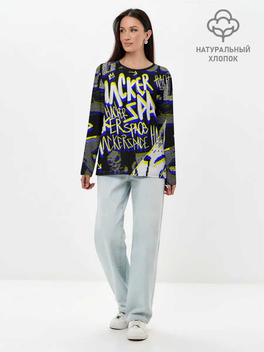 Лонгслив женский. Хлопок / DED SEC