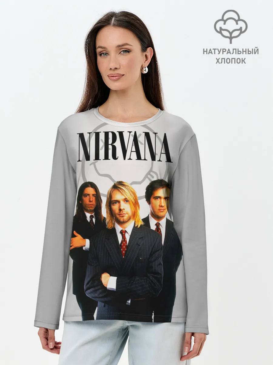 Лонгслив женский. Хлопок / Nirvana
