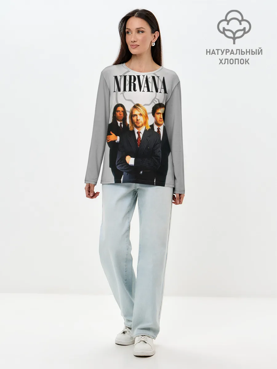 Лонгслив женский. Хлопок / Nirvana
