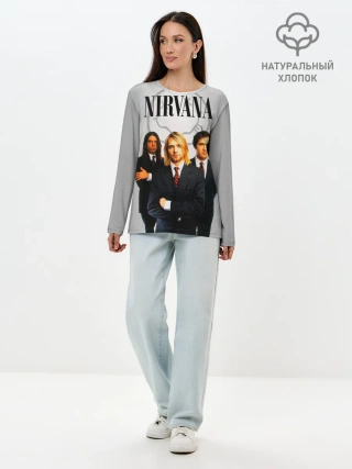 Лонгслив женский. Хлопок / Nirvana