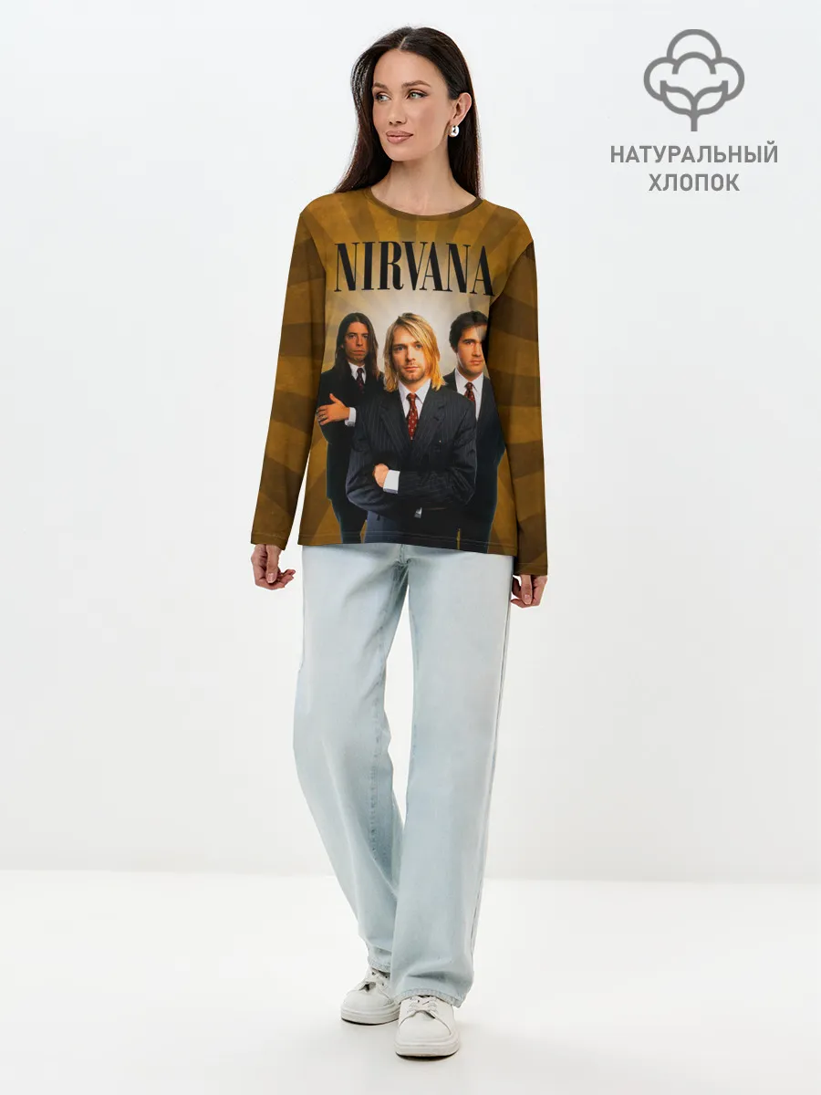 Лонгслив женский. Хлопок / Nirvana