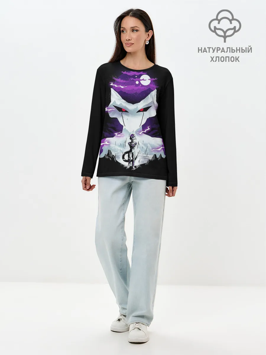Лонгслив женский. Хлопок / Японский ниндзя