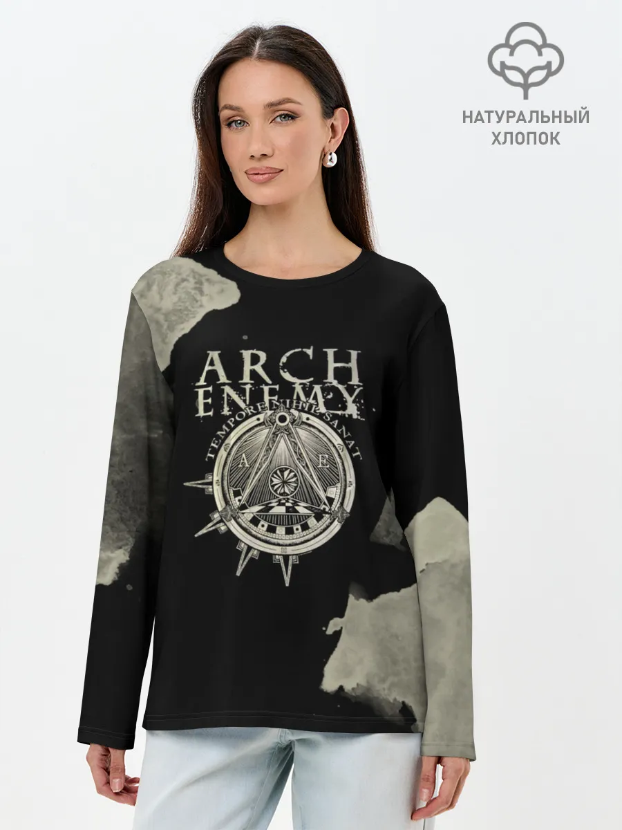 Лонгслив женский. Хлопок / Arch Enemy
