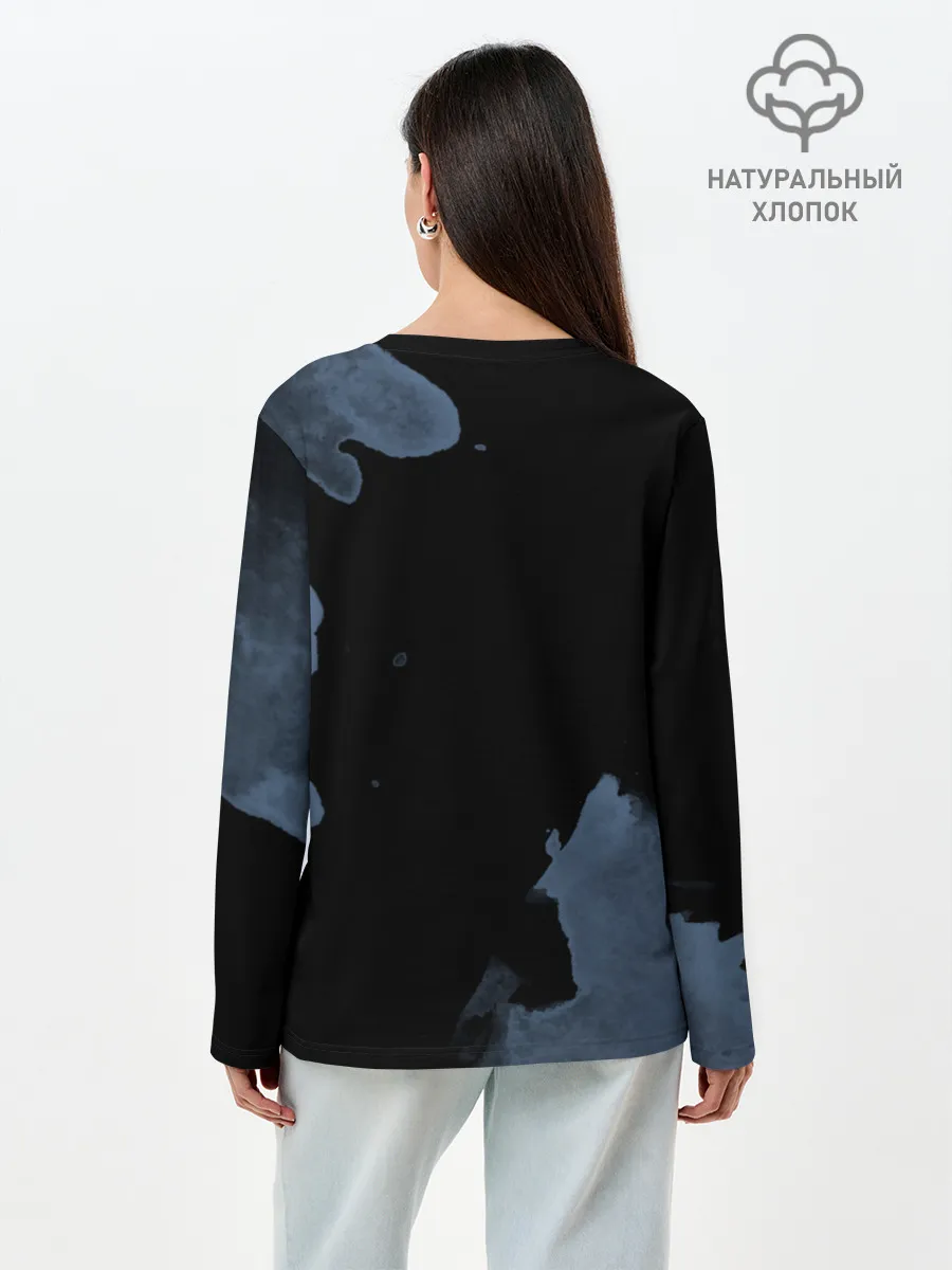 Лонгслив женский. Хлопок / WHITESNAKE