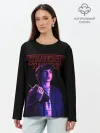 Лонгслив женский. Хлопок / STRANGER THINGS - Майк
